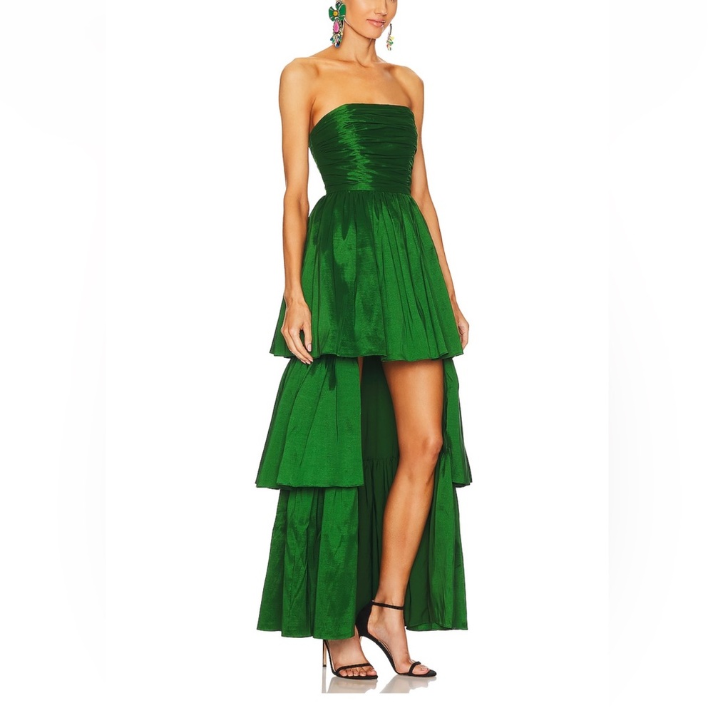 Lovers and Friends Michie Maxie Emerald Green Dress Gown XS